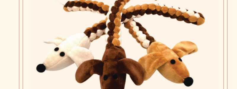 Tought Hand Weave Long Dog Toy